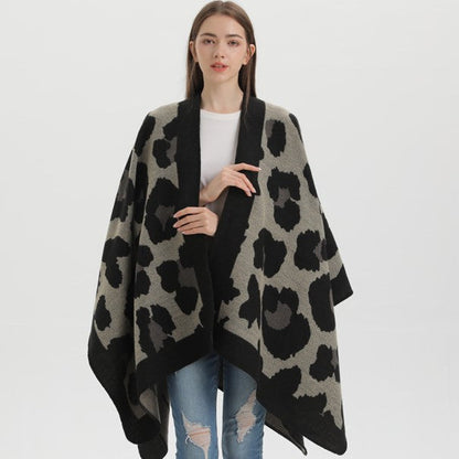 Capa de leopardo para mujer