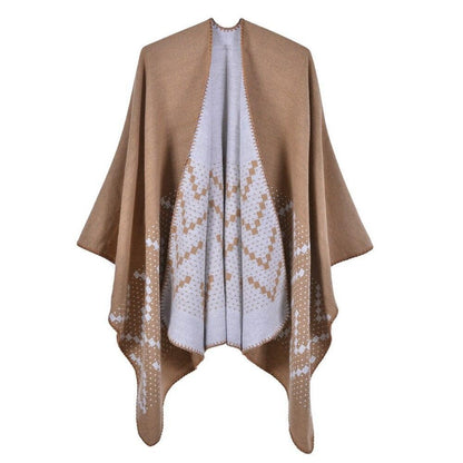 Poncho Femme Elégance - beige