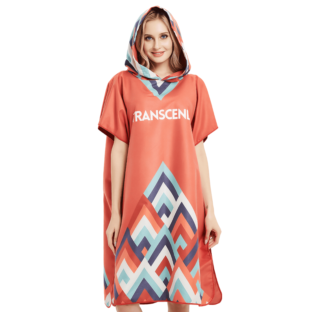 Poncho de baño para surfear