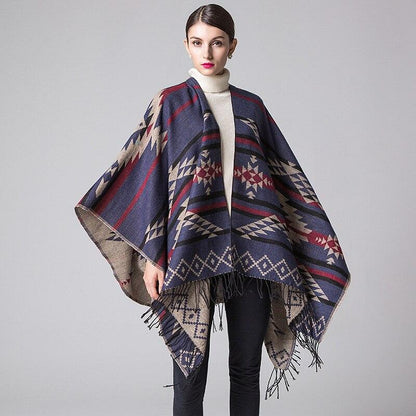 Poncho bohemio chic