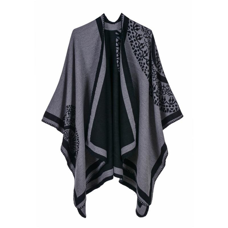 Poncho Cape - gris