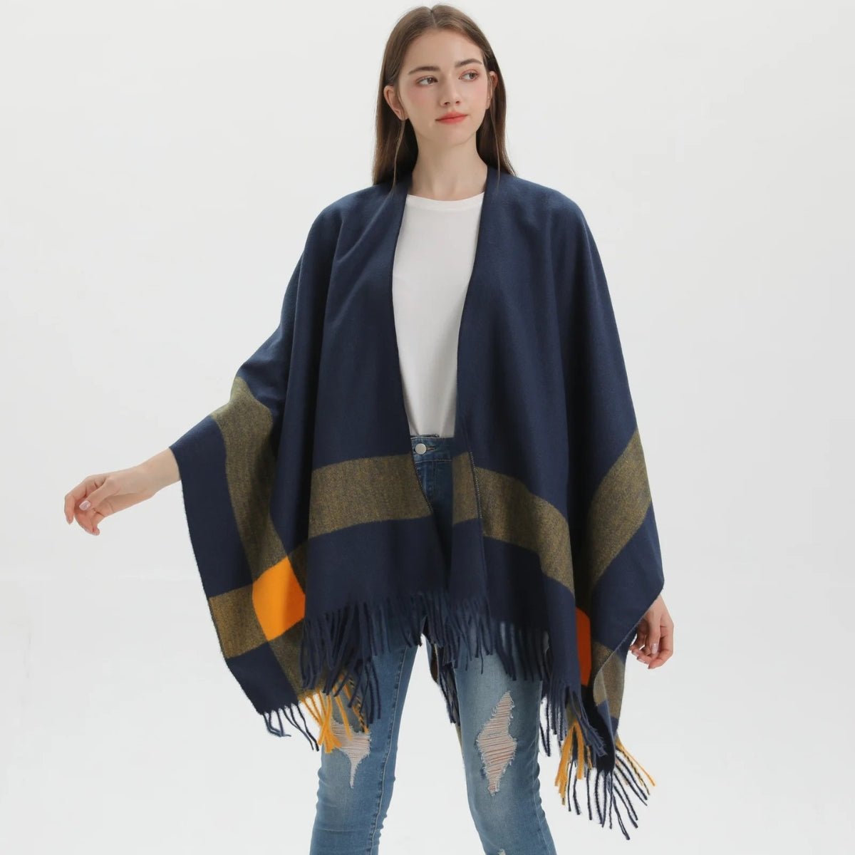 Poncho corto de mujer