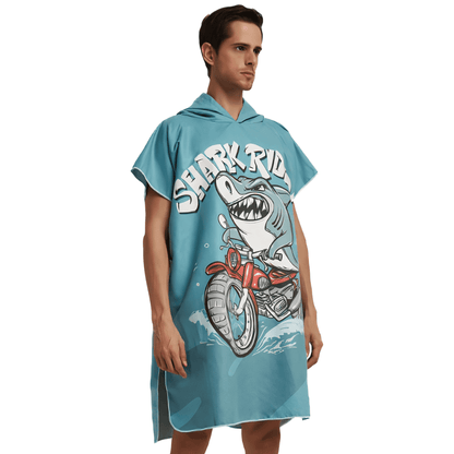 Poncho de baño de surf para adultos