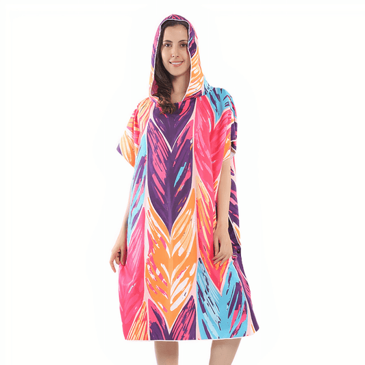 Poncho de esponja de surf para mujer