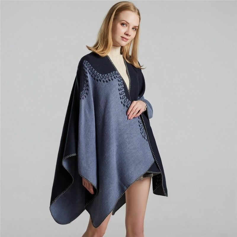 Poncho suave para mujer