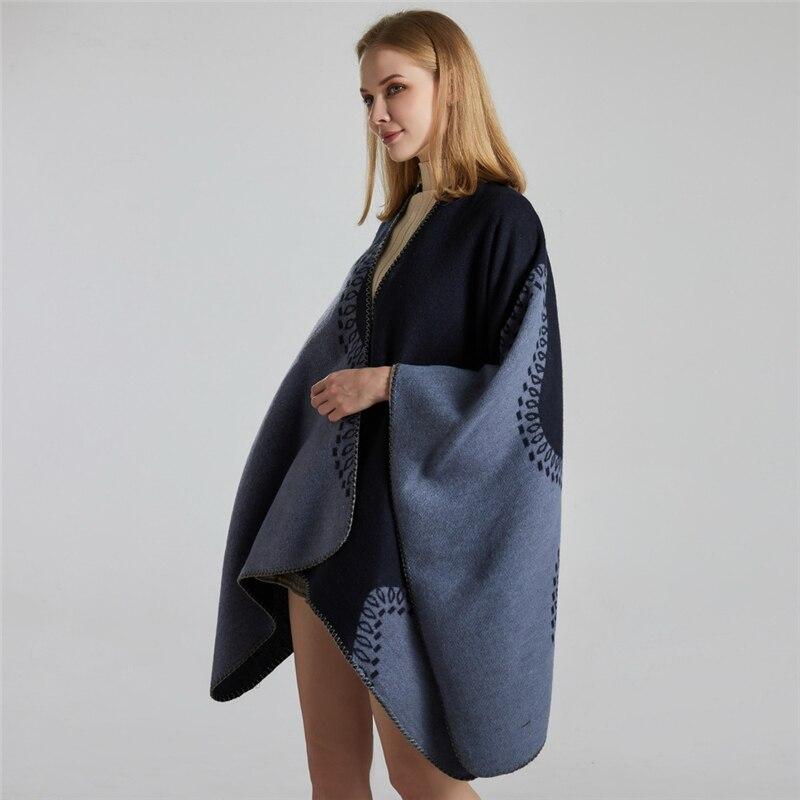 Poncho suave para mujer