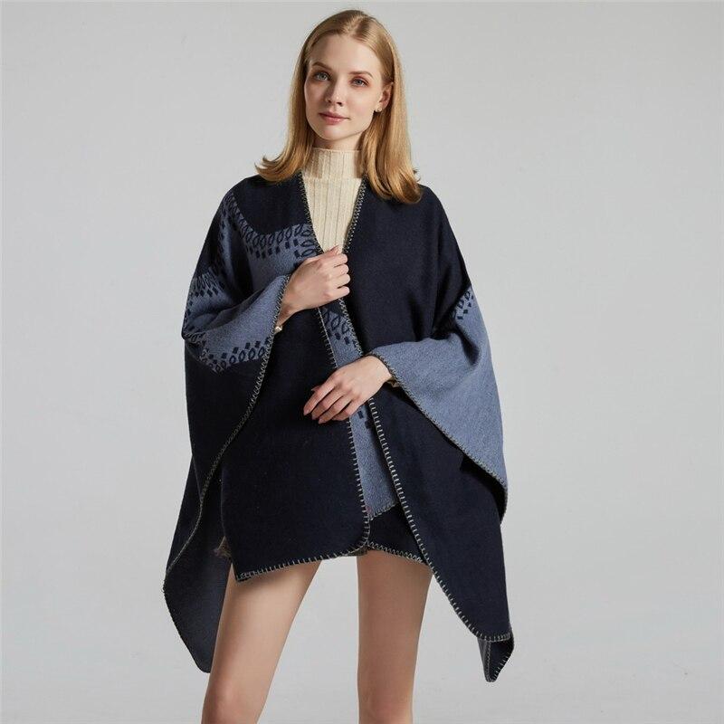 Poncho Doux Femme