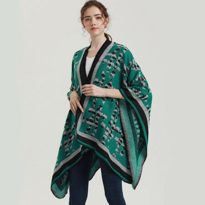 Poncho elegante para mujer