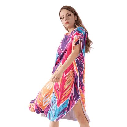 Poncho de esponja de surf para mujer