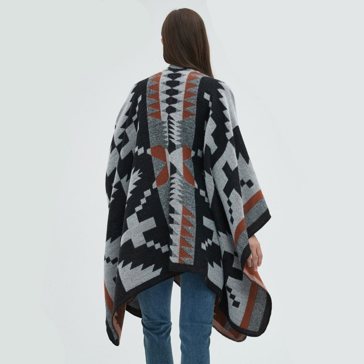 Poncho bohemio para mujer