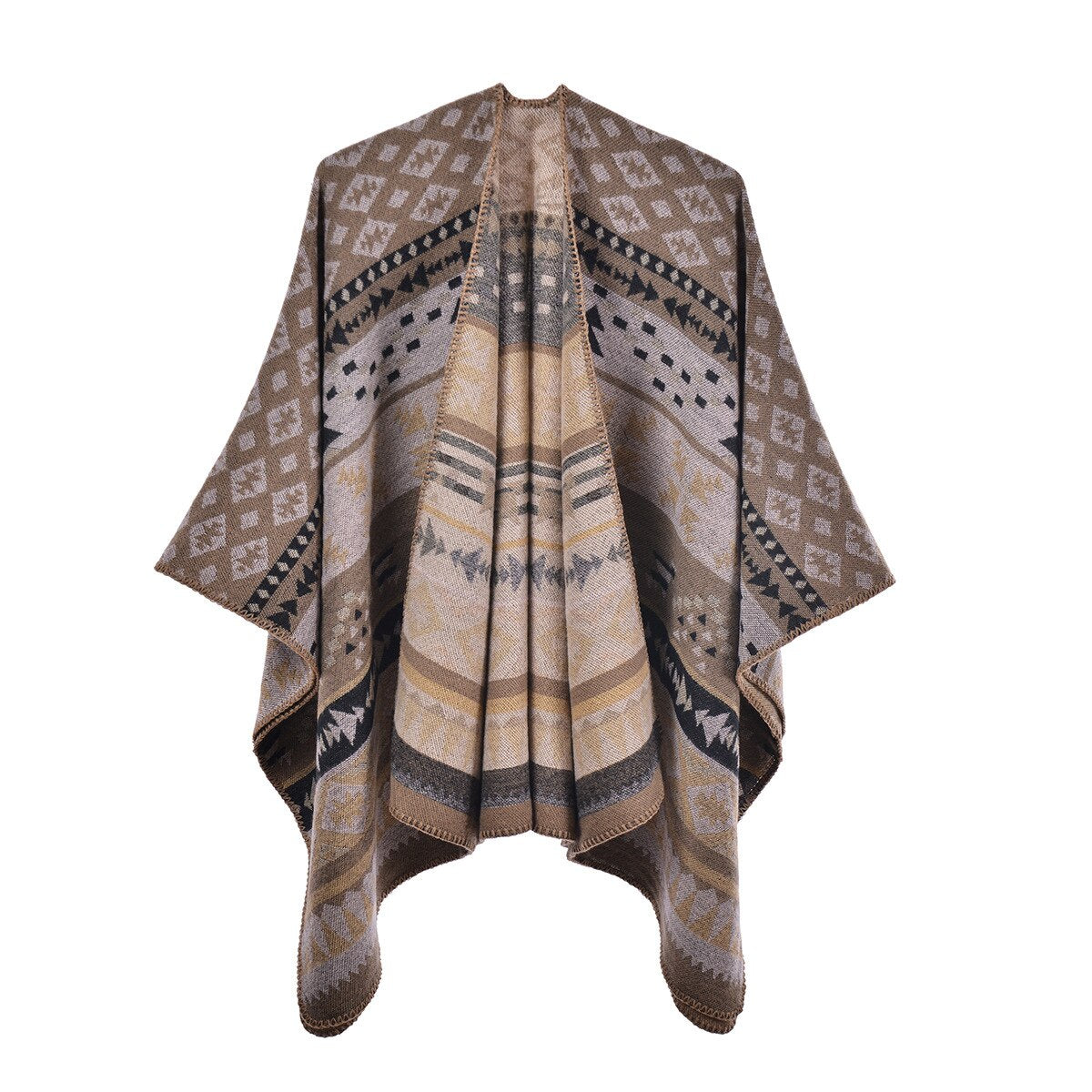 Poncho Femme Bohémien - 1 / Unique