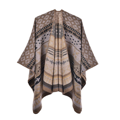 Poncho Femme Bohémien - 1 / Unique