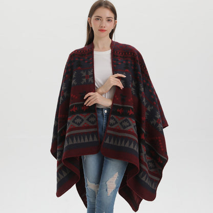 Poncho boho para mujer