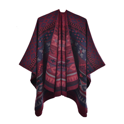 Poncho Femme Bohémien - 4 / Unique