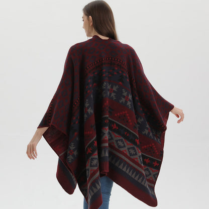 Poncho boho para mujer