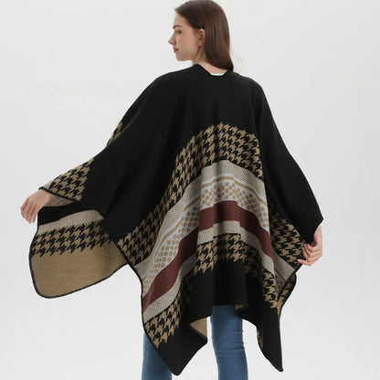 Poncho cálido para mujer