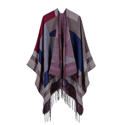 Poncho Femme Frange - 2