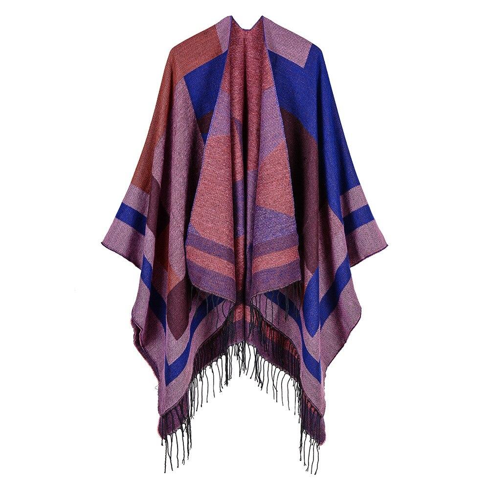 Poncho Femme Frange - 3