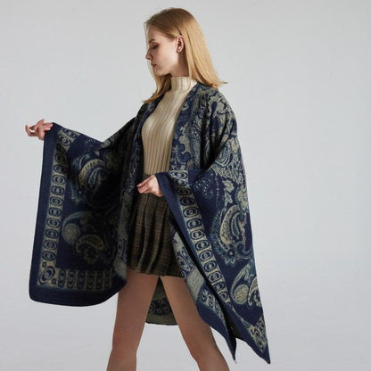 Poncho de mujer de talla grande