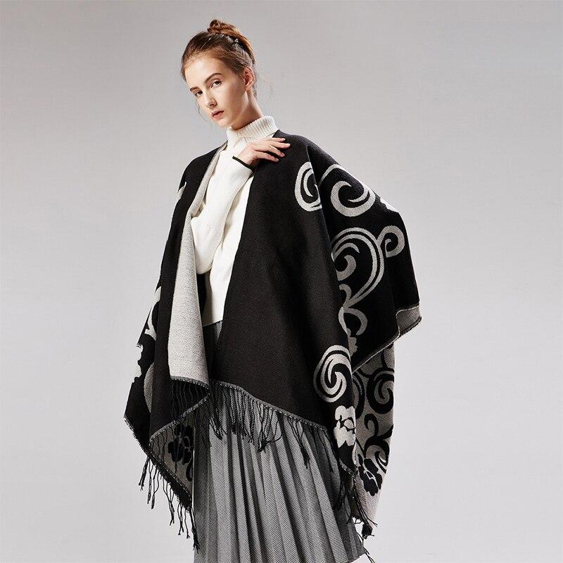 Poncho de lujo para mujer