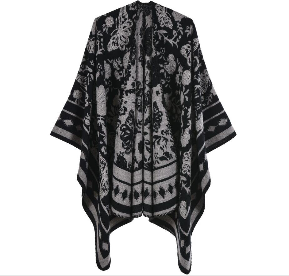 Poncho Femme Papillon - 1