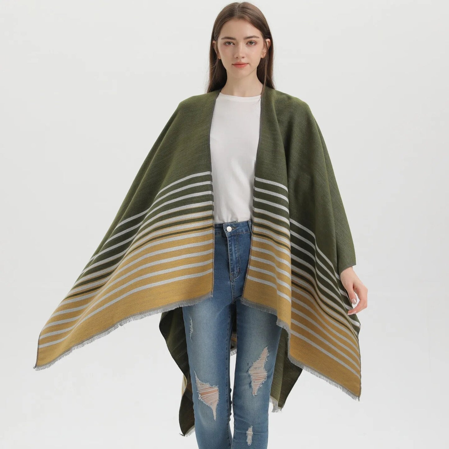 Poncho de moda para mujer