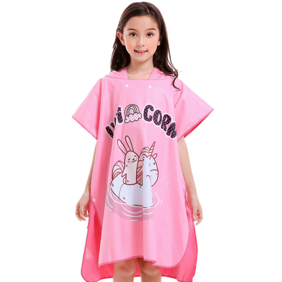 Poncho de piscina para niñas