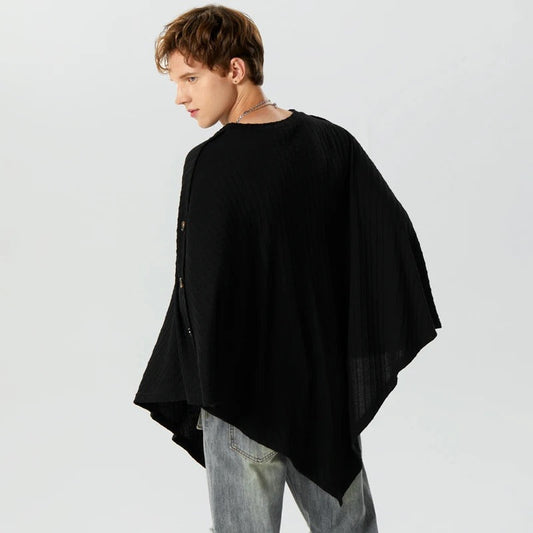 Poncho casual para hombre