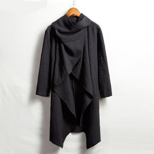 Poncho Homme Eté Noir - 3XL