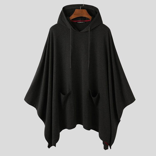 Poncho Homme Noir - Noir / S