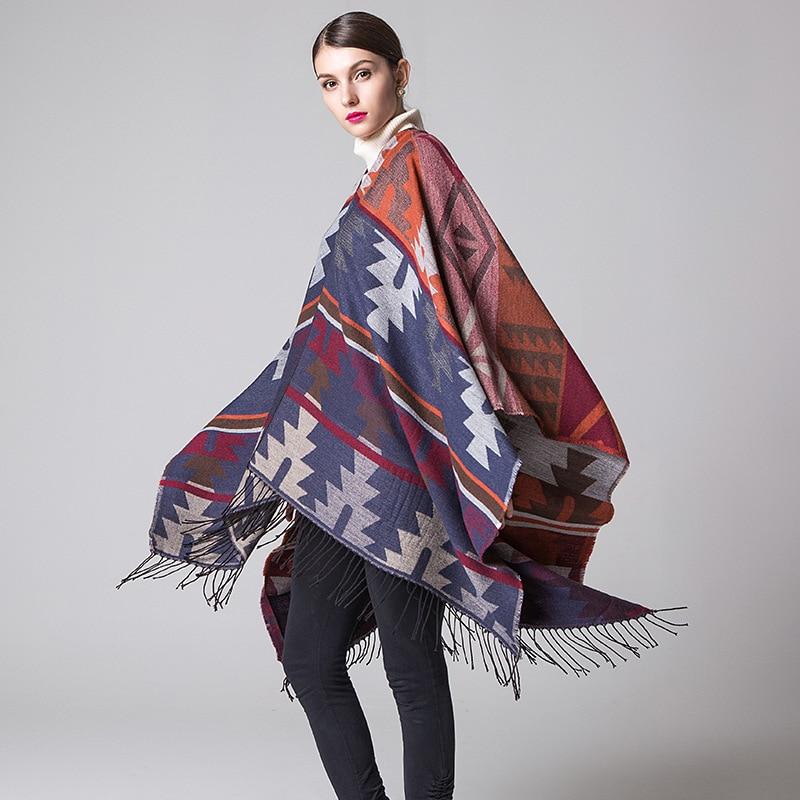 Poncho Largo Mujer