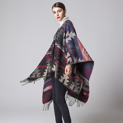 Poncho Largo Mujer