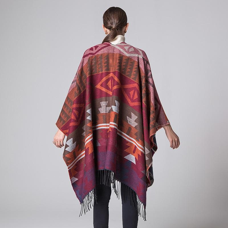 Poncho Largo Mujer