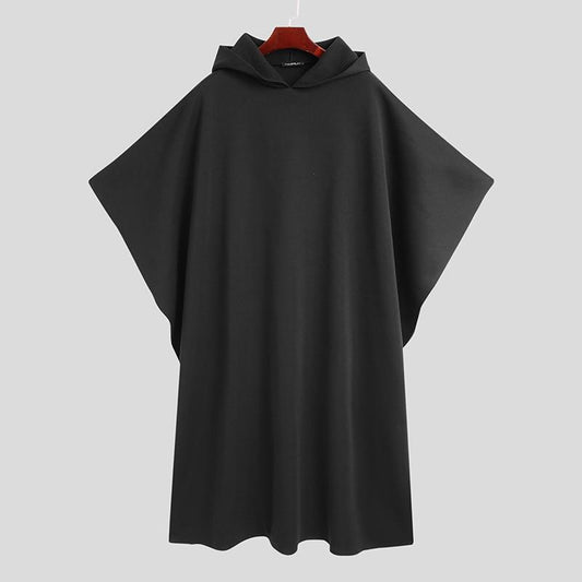 Poncho Long Homme - Noir / S