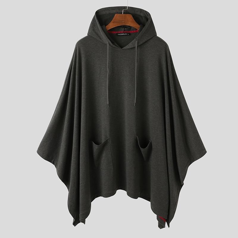 Poncho pour Homme - Gris Foncé / S