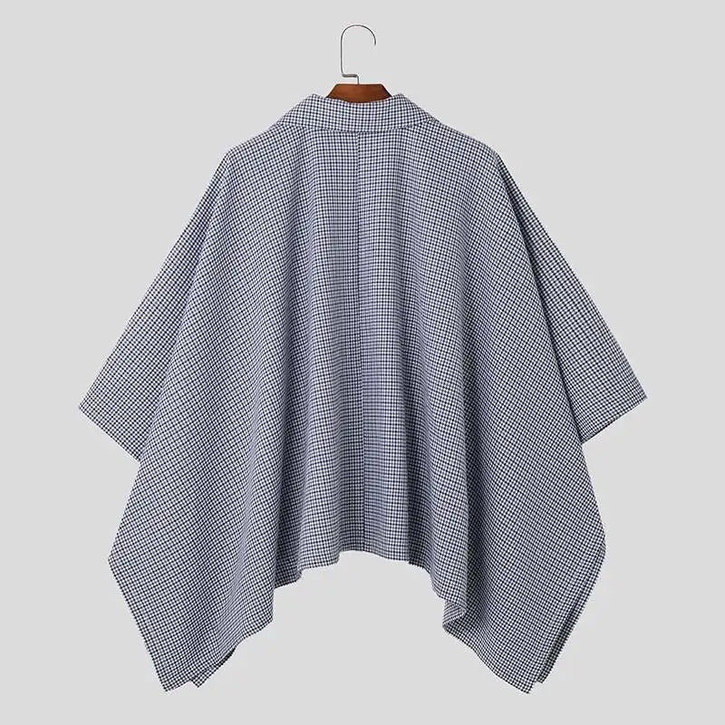 Poncho tipo gabardina para hombre