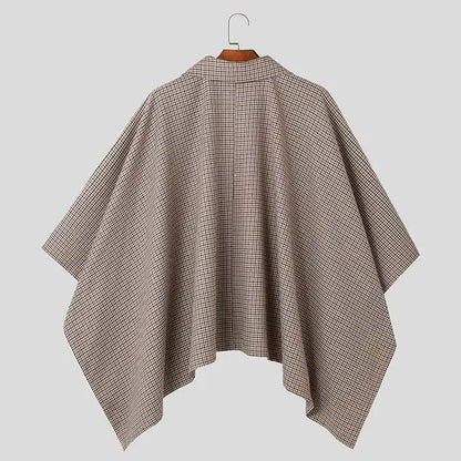 Poncho tipo gabardina para hombre