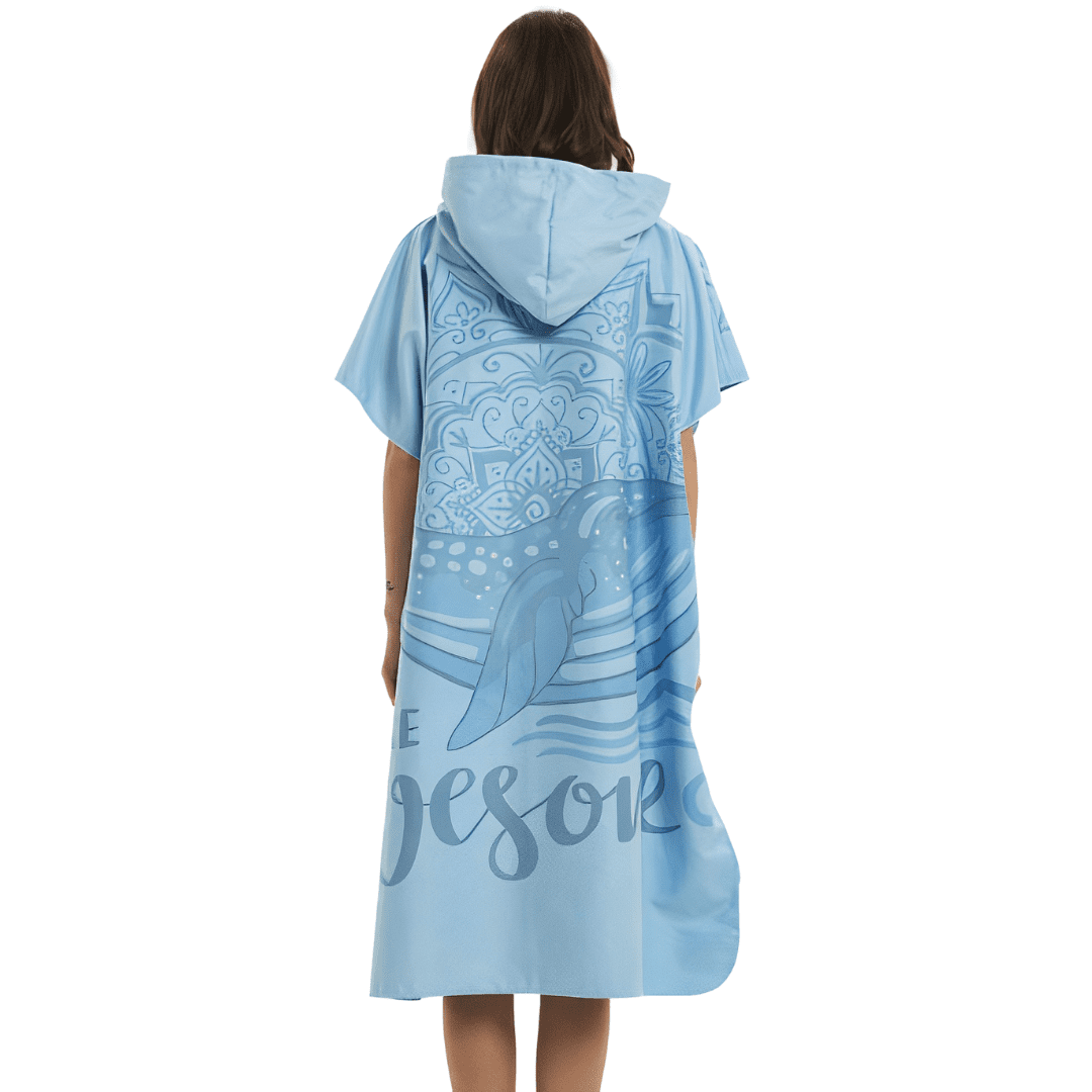 Poncho para cambiarse en la playa