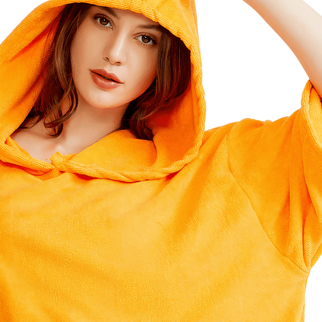 Poncho de surf para mujer